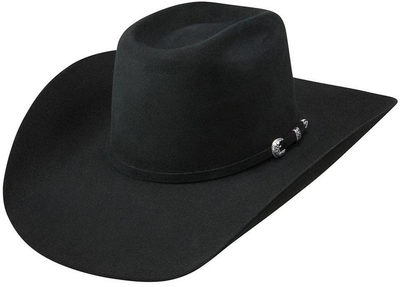 Resistol Cody Johnson 6X fur felt hat in Sahara, showing the front crown crease.