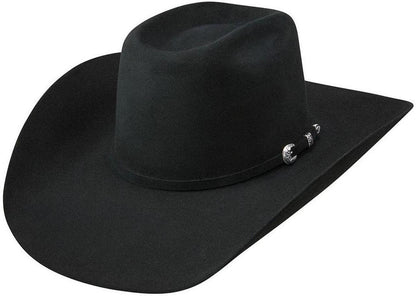 Resistol Cody Johnson 6X fur felt hat in Sahara, showing the front crown crease.