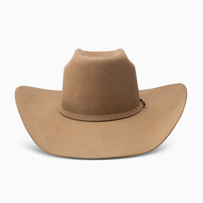 Resistol Cody Johnson 6X fur felt cowboy hat in Granite, profile side view.