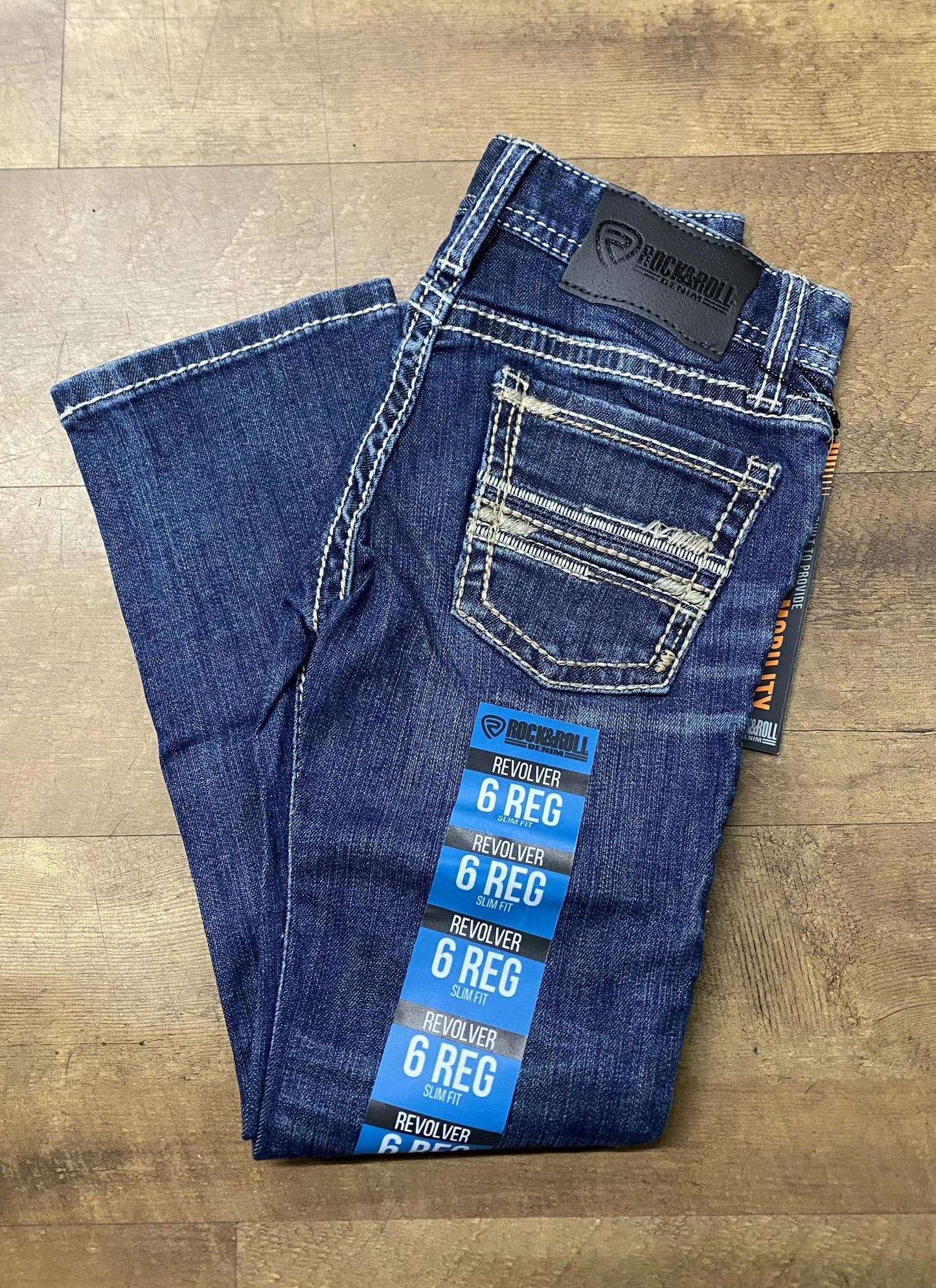 Rock & Roll Boy's Revolver Slim Fit Jean