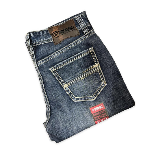 Rock & Roll Men's Flat Seam Double Barrel Jeans Medium Vintage RRMD0SR13U