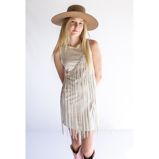 Rock & Roll Women's Asymmetrical Fringe Dress BWD0R03263