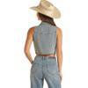 Rock & Roll Women's Denim Fringe Vest