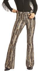 Rock & Roll Women's High Rise Extra Stretch Reversible Flare Jeans BW6PD02928 weis-western-wear