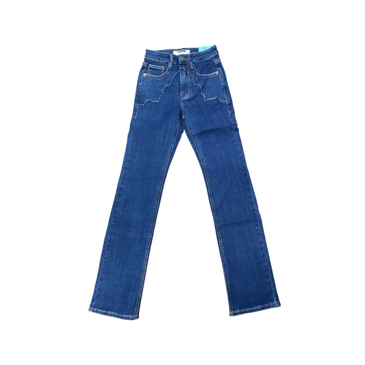 Rock&Roll Women's High Rise Modest Boot Denim Jeans