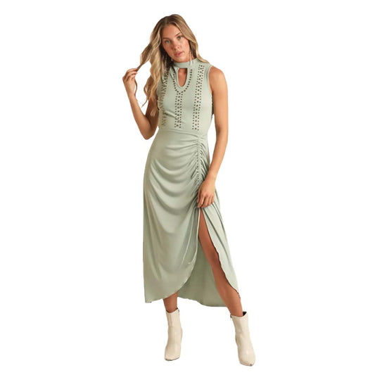 Rock & Roll Women's Ribbed Maxi Dress BWD0R03295