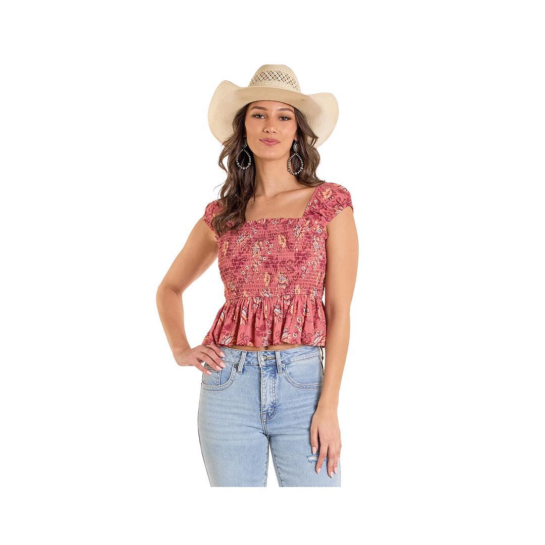 Rock & Roll Women’s Tank Top Rose/Mauve weis-western-wear