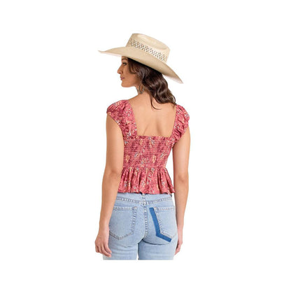 Rock & Roll Women’s Tank Top Rose/Mauve weis-western-wear