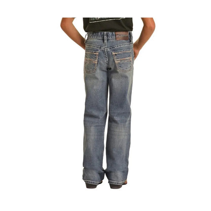Rock & Roll Boy’s Regular Fit Stretch Bootcut Jean