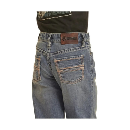 Rock & Roll Boy’s Regular Fit Stretch Bootcut Jean
