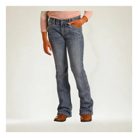 Rock & Roll Girl's Boot Cut Jeans Royal
