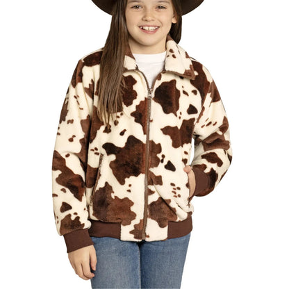 Rock & Roll Girl's Cowhide Printed Jacket weis-western-wear