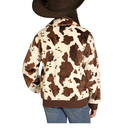 Rock & Roll Girl's Cowhide Printed Jacket weis-western-wear