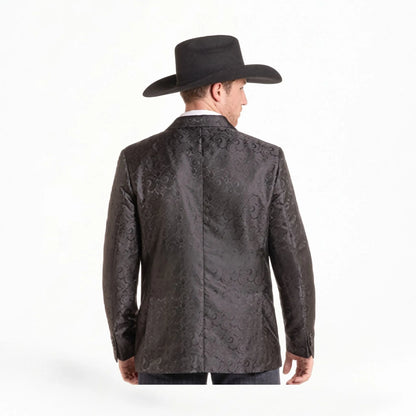 Rock&Roll Men's Jacquard Paisley Sports Jacket