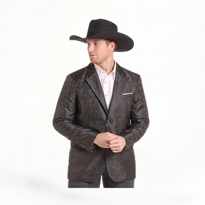 Rock&Roll Men's Jacquard Paisley Sports Jacket
