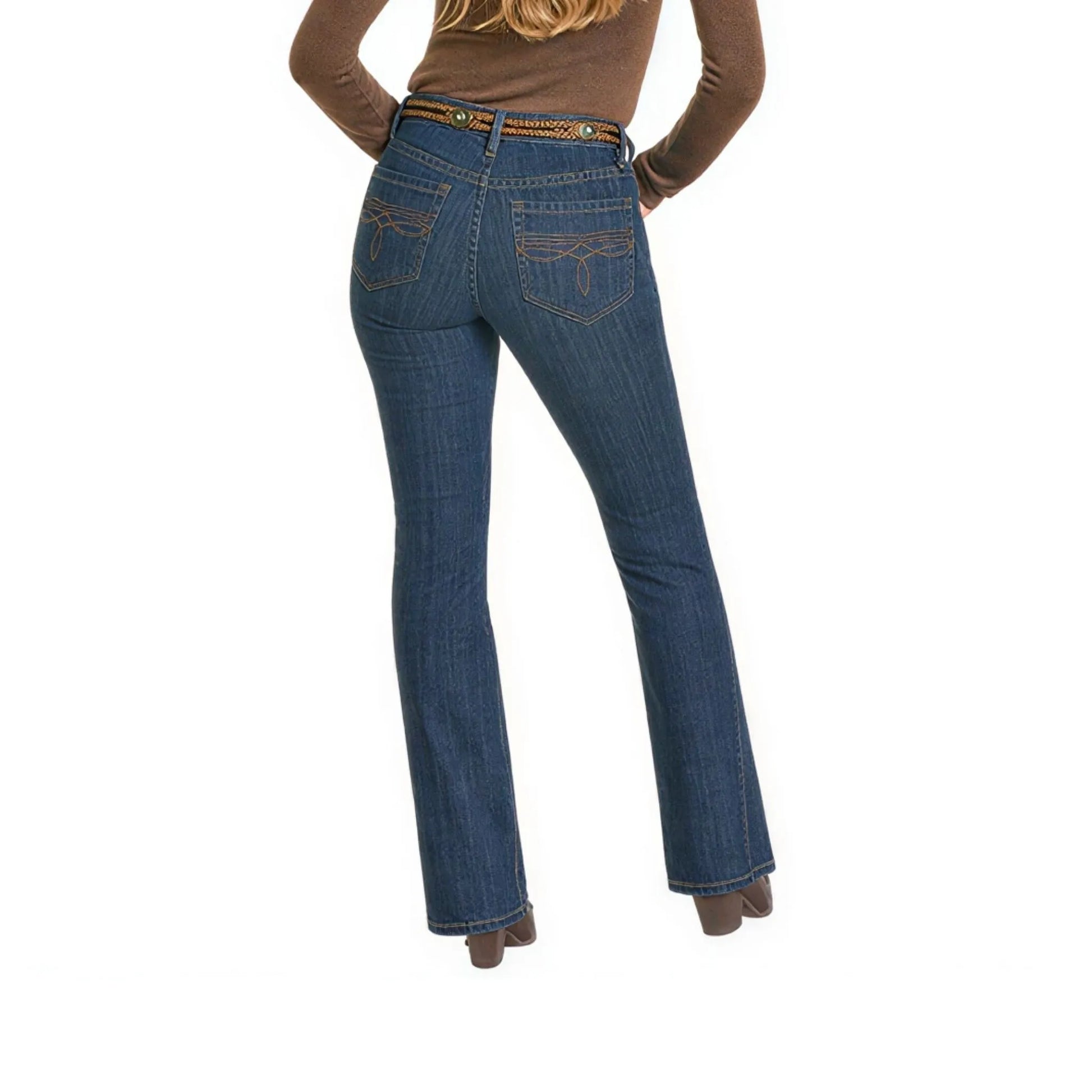Rock & Roll Women's Side Detail High Rise Bootcut Jean weis-western-wear
