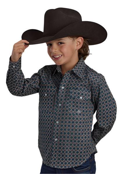 Roper Boy's Button Up shirt Amarillo Collection 03-030-0325-6021