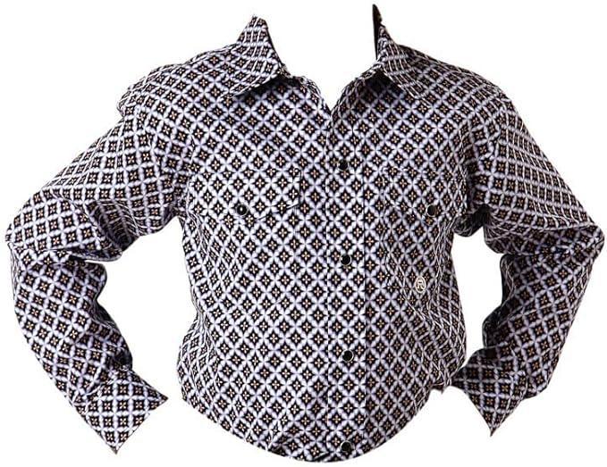 Roper Boy's Tile Pattern Foulard Shirt -Clearance