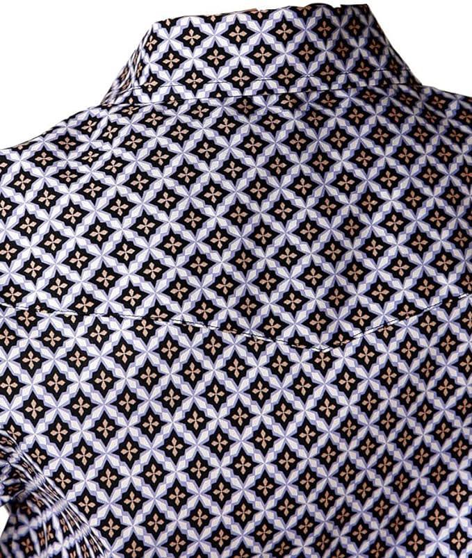 Roper Boy's Tile Pattern Foulard Shirt -Clearance