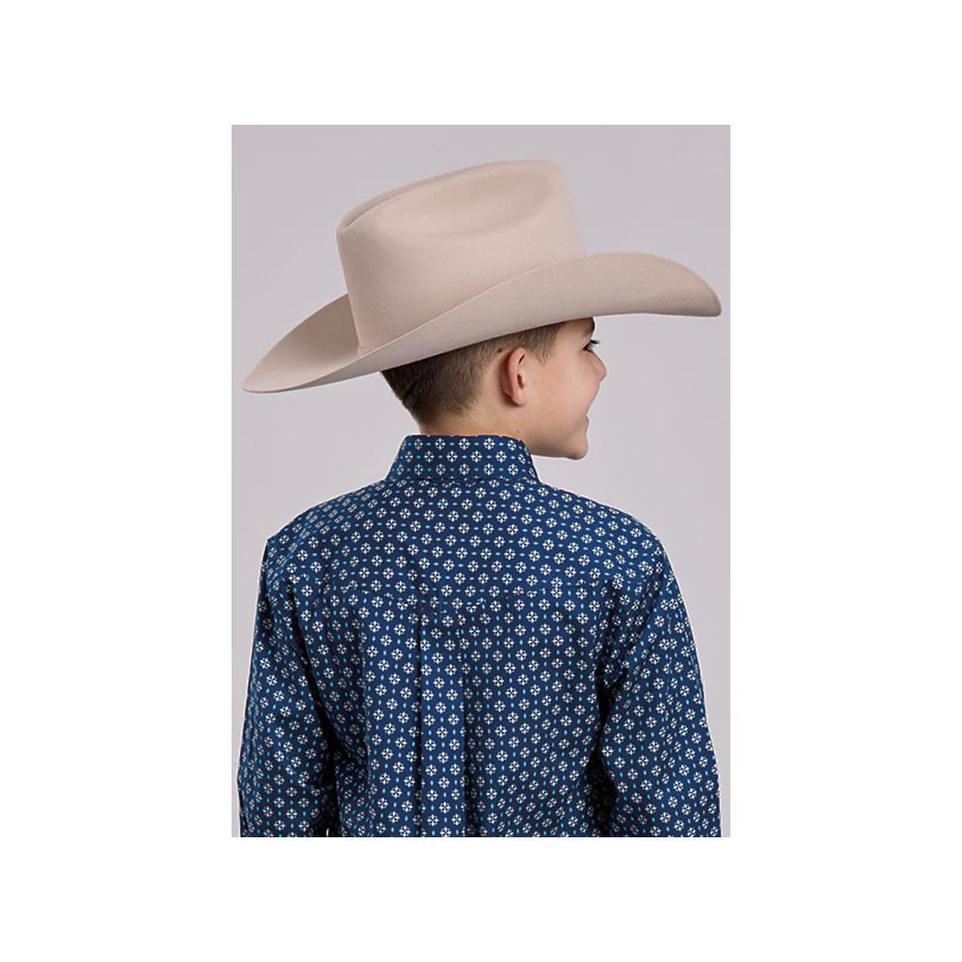 Roper Boy's Western Long Sleeve Button Down weis-western-wear