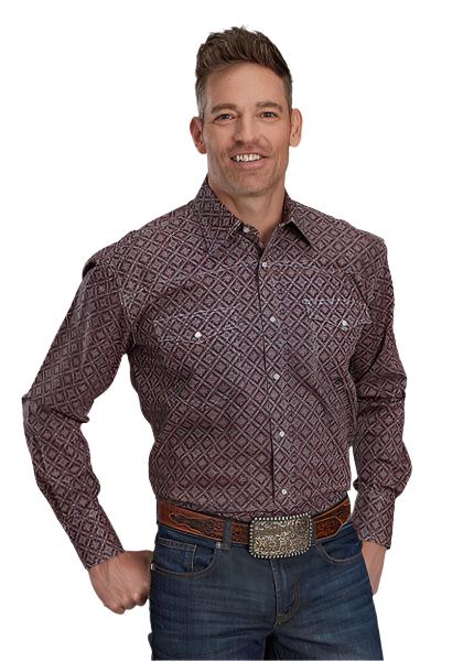 Roper Men's Amarillo Collection Button Up Shirt 03-001-0225-6026