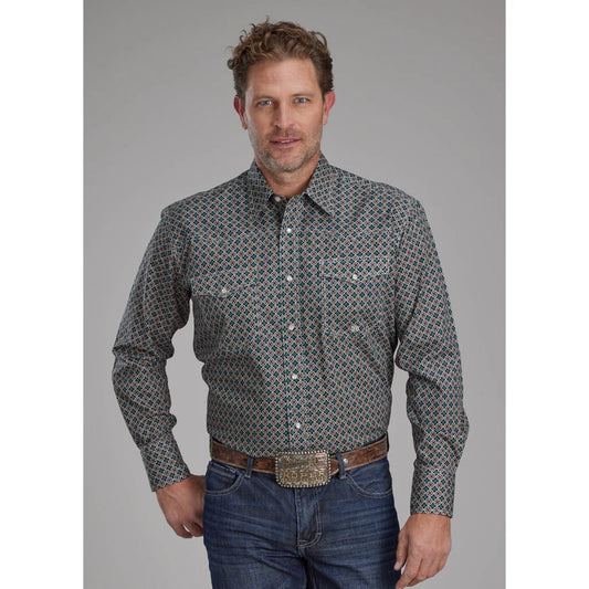 Roper Men's Button Up Shirt Amarillo Collection