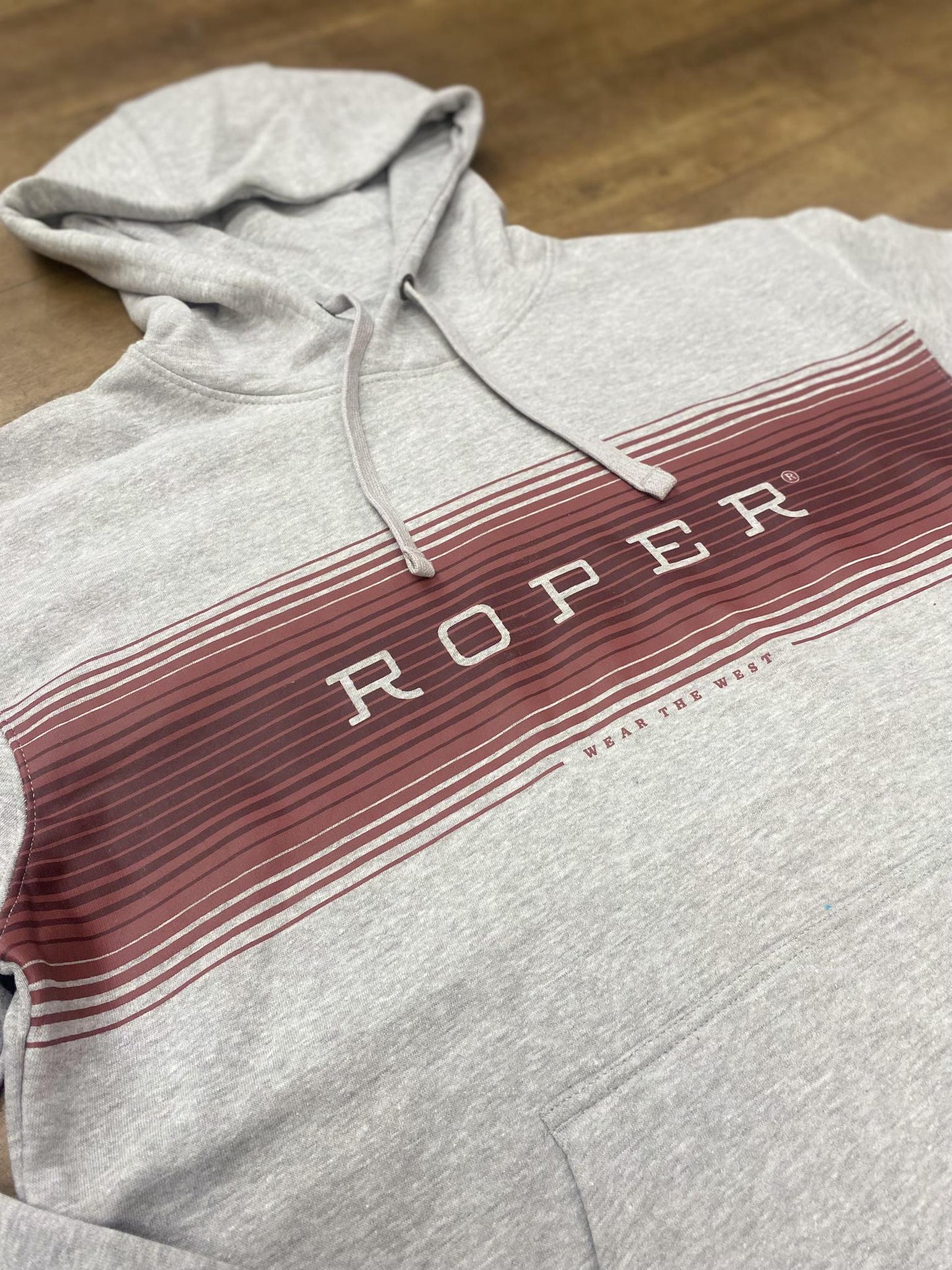 Roper Men's Heather Grey Hoodie 03-097-0300-6633 GY