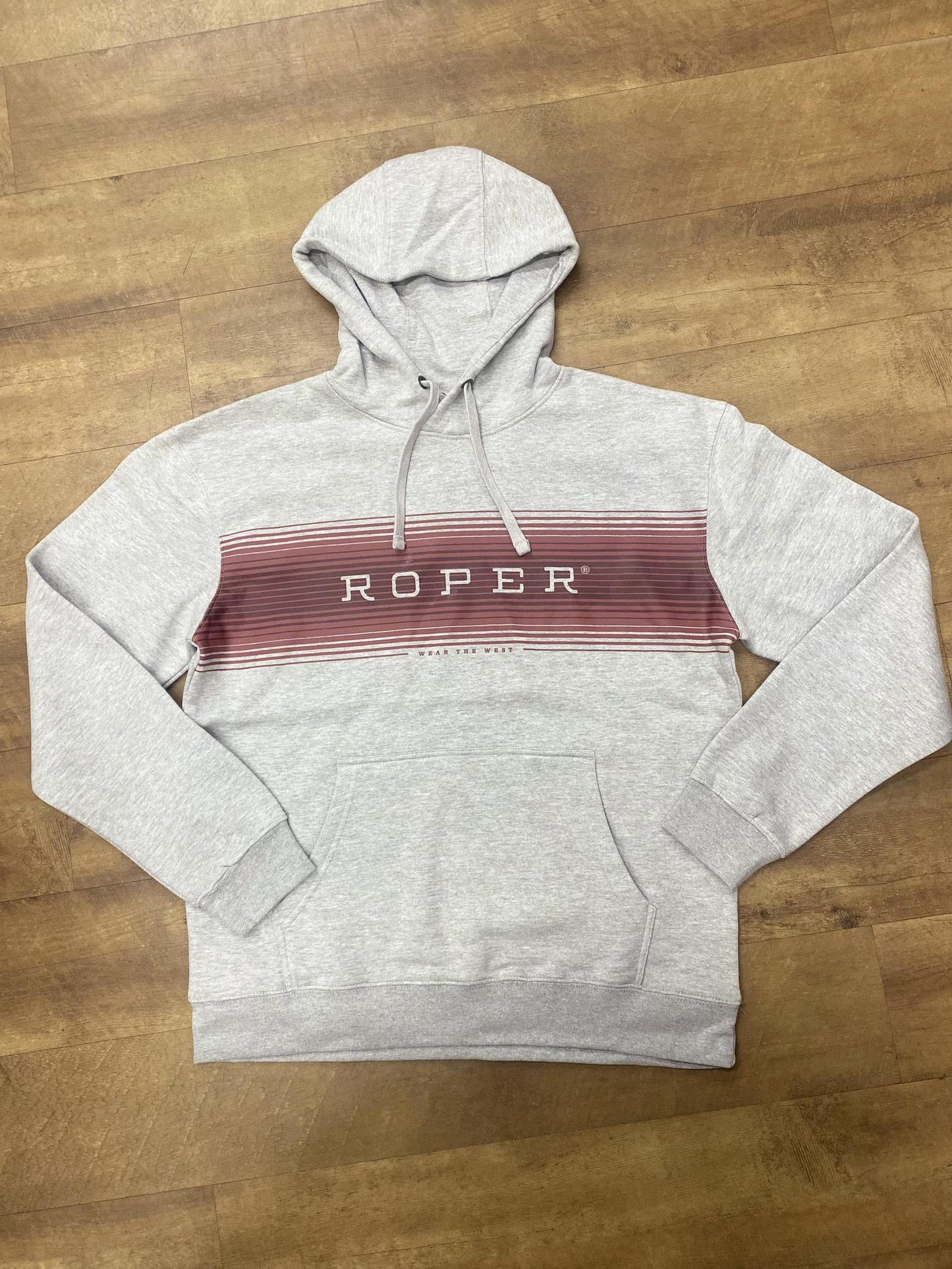 Roper Men's Heather Grey Hoodie 03-097-0300-6633 GY