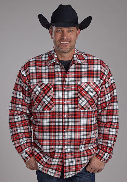 Roper Men's Sherpa Lined Plaid Jacket 03-097-0119-1700