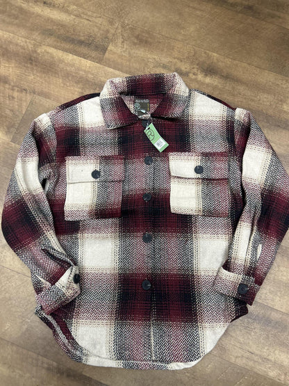 Roper Women's Brown Plaid Flannel Shirt Jacket 03-098-0119-1805