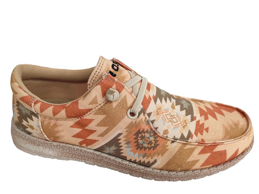 Roper Women's Hang Loose Aztec Fabric Casual Shoe 09-021-1793-3078, 09-021-1793-3174