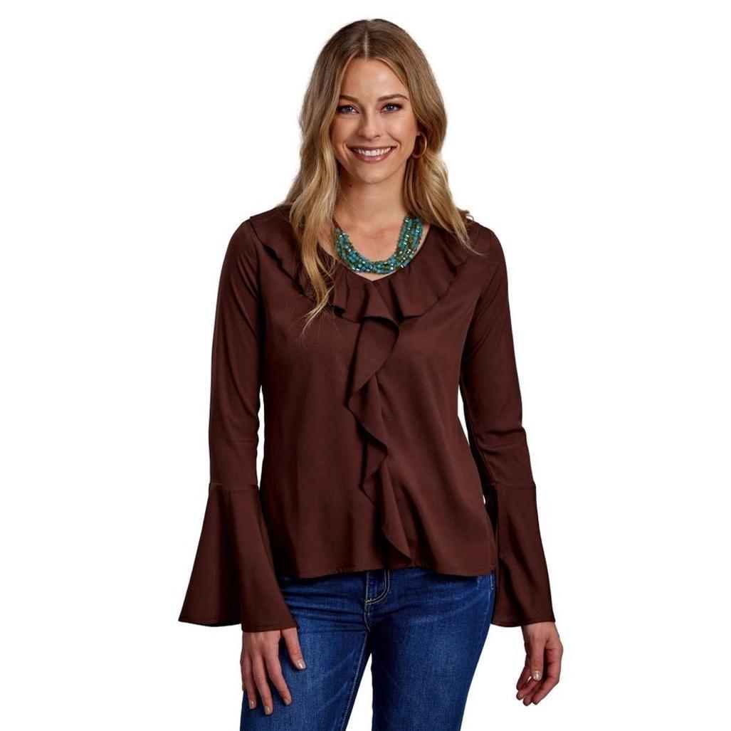 Roper Women's Peasant Blouse 03-050-0592-7090 BR