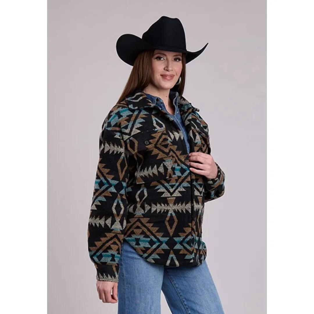 Roper Women's Shacket Woven Aztec weis-western-wear