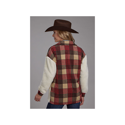Roper Women's Shirt Jacket Plaid/ Sherpa