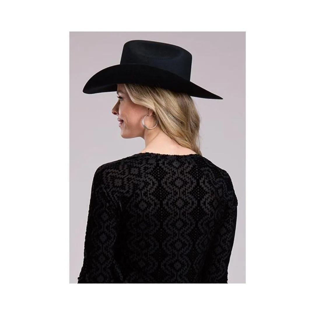 Roper Women's Wonderful Mesh "Velour" Burnout Top Raglan Sleeve weis-western-wear