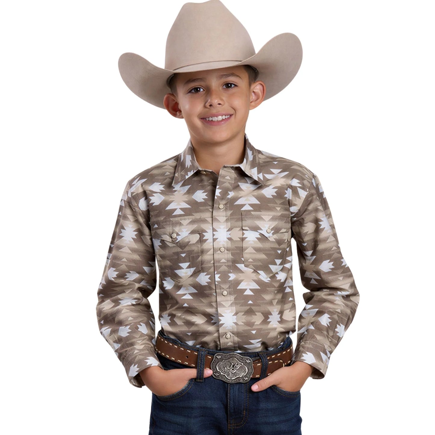 Roper Boy's Aztec Serape Print Shirt 03-030-0067-0481