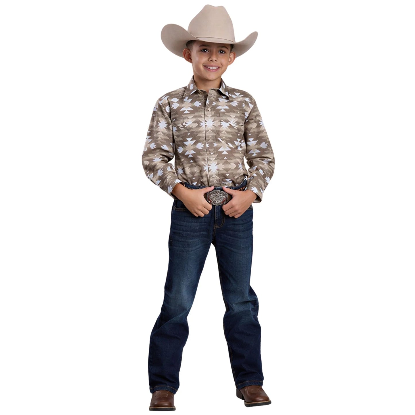 Roper Boy's Aztec Serape Print Shirt 03-030-0067-0481