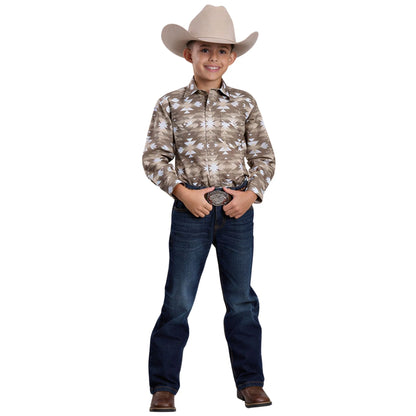 Roper Boy's Aztec Serape Print Shirt 03-030-0067-0481