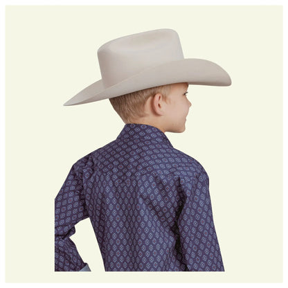 Roper Boy's Aztecs Print Button Up Shirt