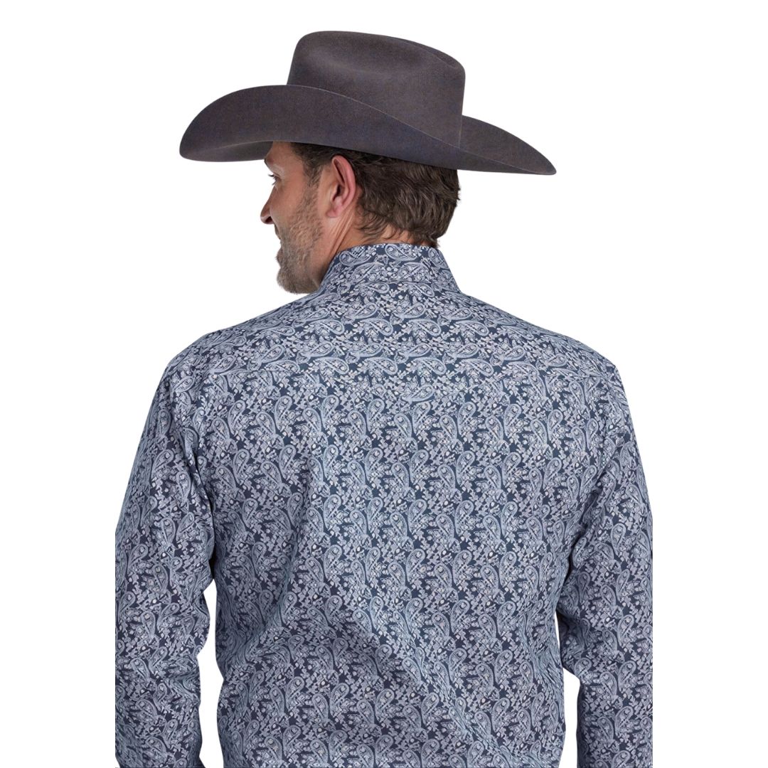 Roper Men's Long Sleeve Paisley Shirt