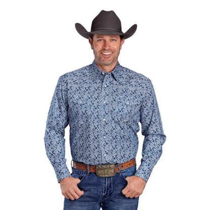 Roper Men's Long Sleeve Paisley Shirt