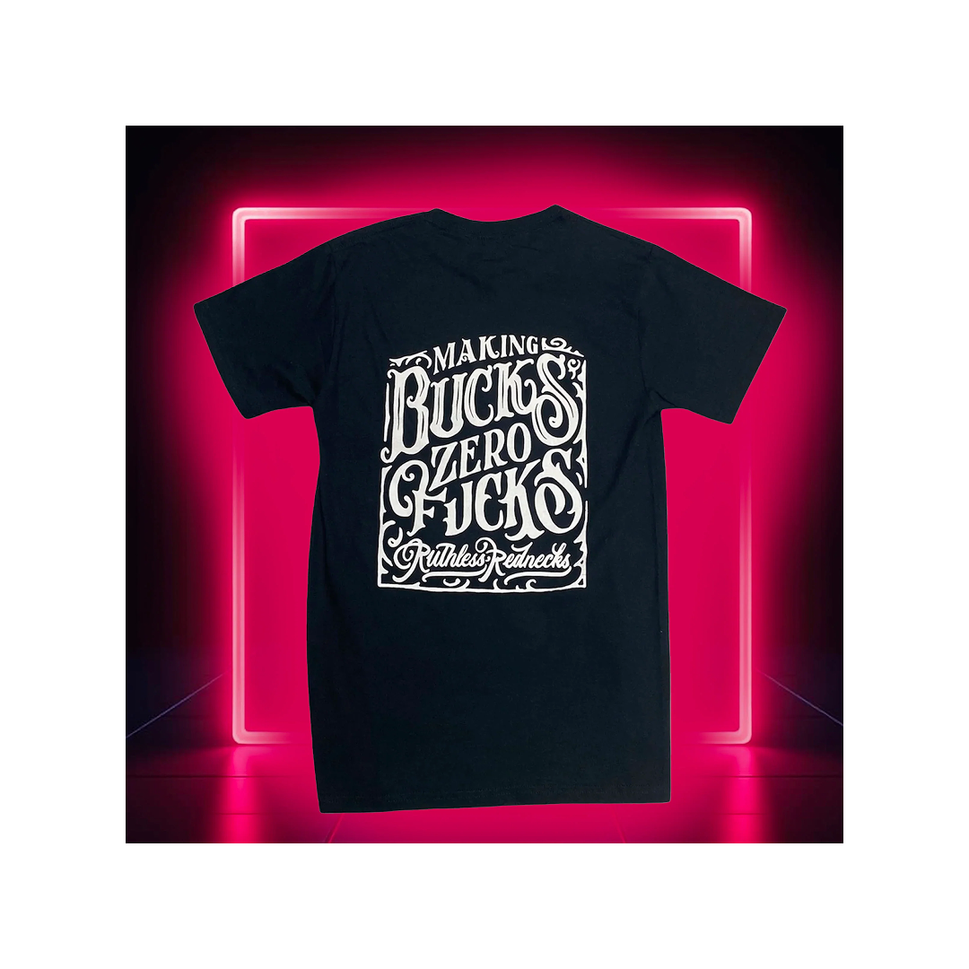 Ruthless Rednecks Whiskey Short Sleeve T-Shirt Black weis-western-wear