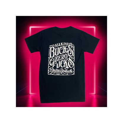 Ruthless Rednecks Whiskey Short Sleeve T-Shirt Black weis-western-wear