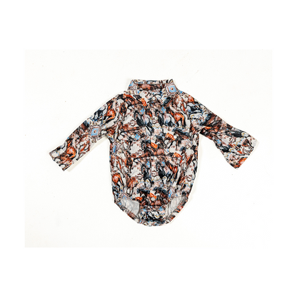 Shea Baby Infant Wild Horse Pearl Snap