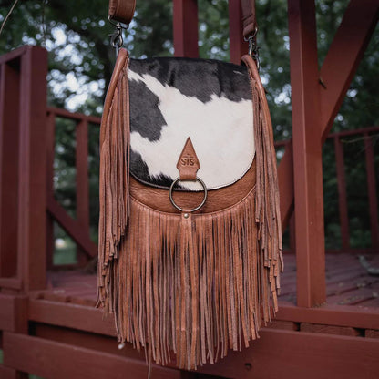 STS Ranchwear Indie Cowhide Saddle Bag