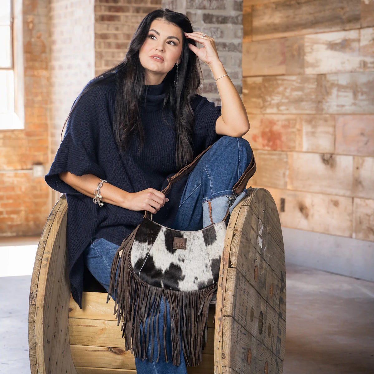 STS Ranchwear Cowhide Nelly Crossbody Bag