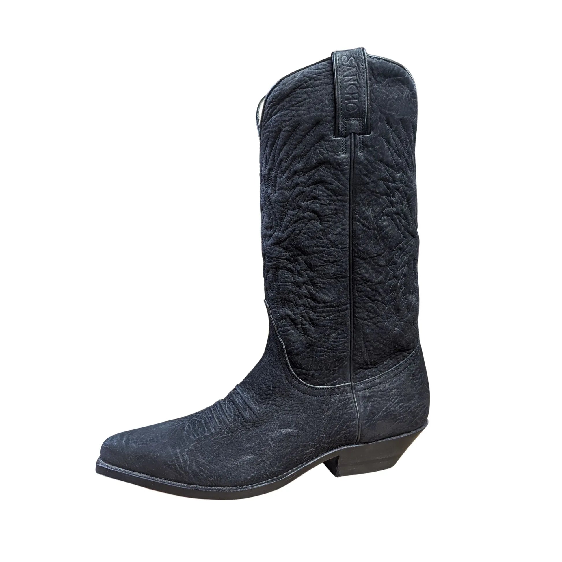 Sancho Abarca Men's Boot - Crazy old Black weis-western-wear