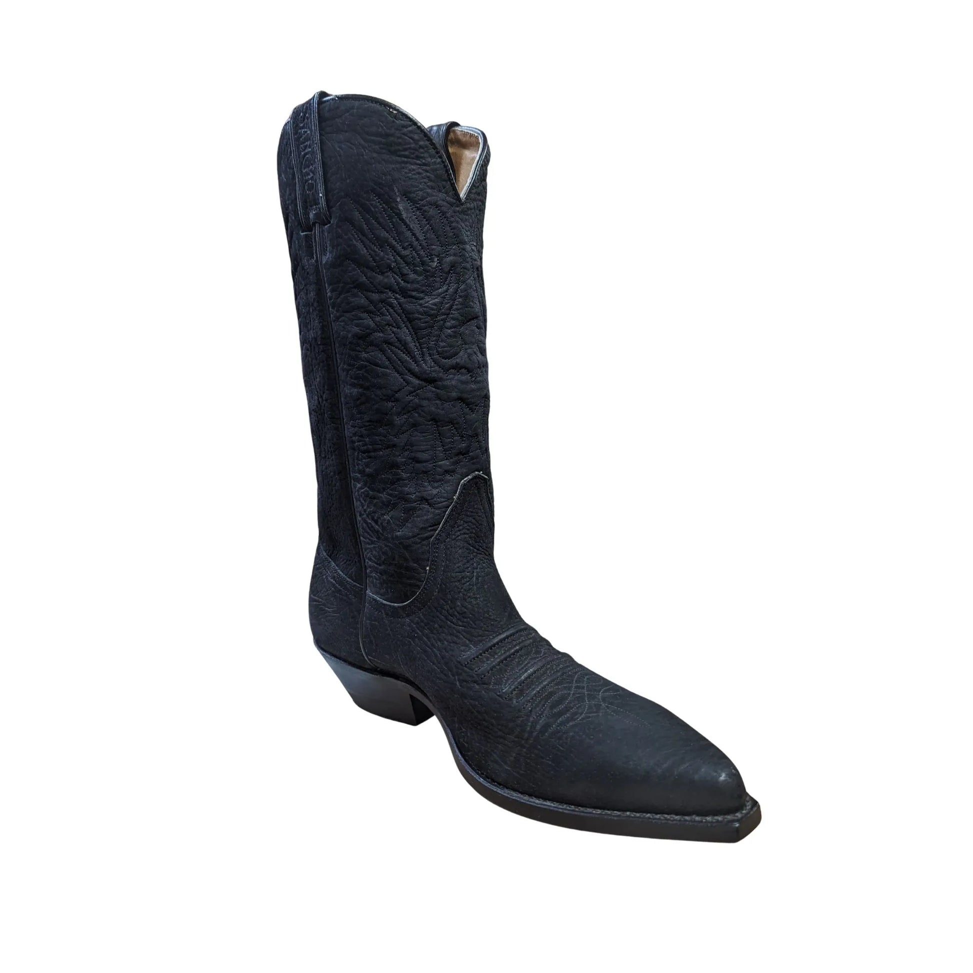 Sancho Abarca Men's Boot - Crazy old Black weis-western-wear
