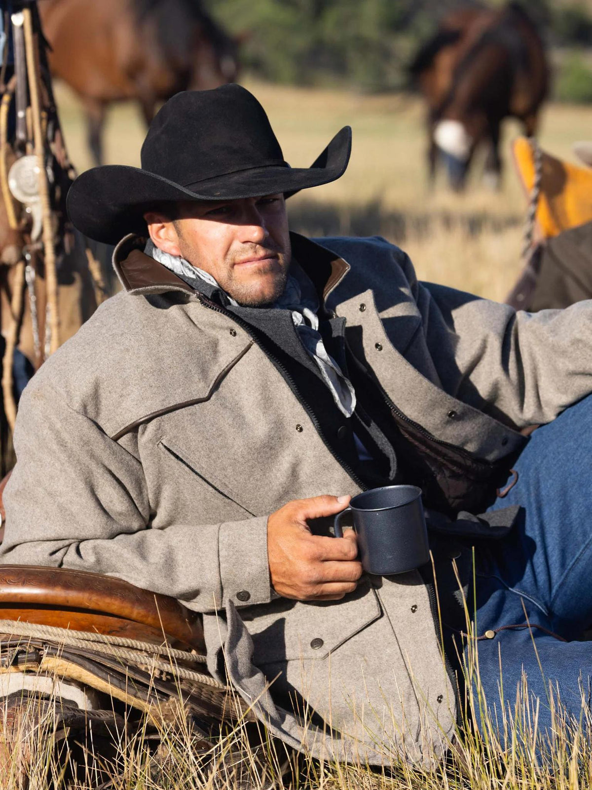 Schaefer Outfitter Men's Cattle King Wool Jacket – Wei's Western Wear