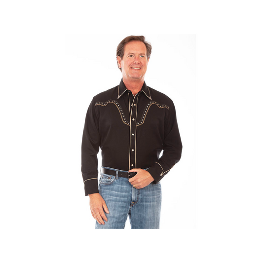 Scully Men's Diamond Yoke Western Shirt